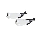 Unbreakable Handle Protectors /Handle Guards for Duke, NS 200, MT15, Universal for All Types of Bikes (White)